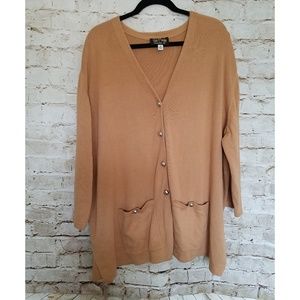 Bob Mackie Wearable Art Lagenlook Cardigan 3X